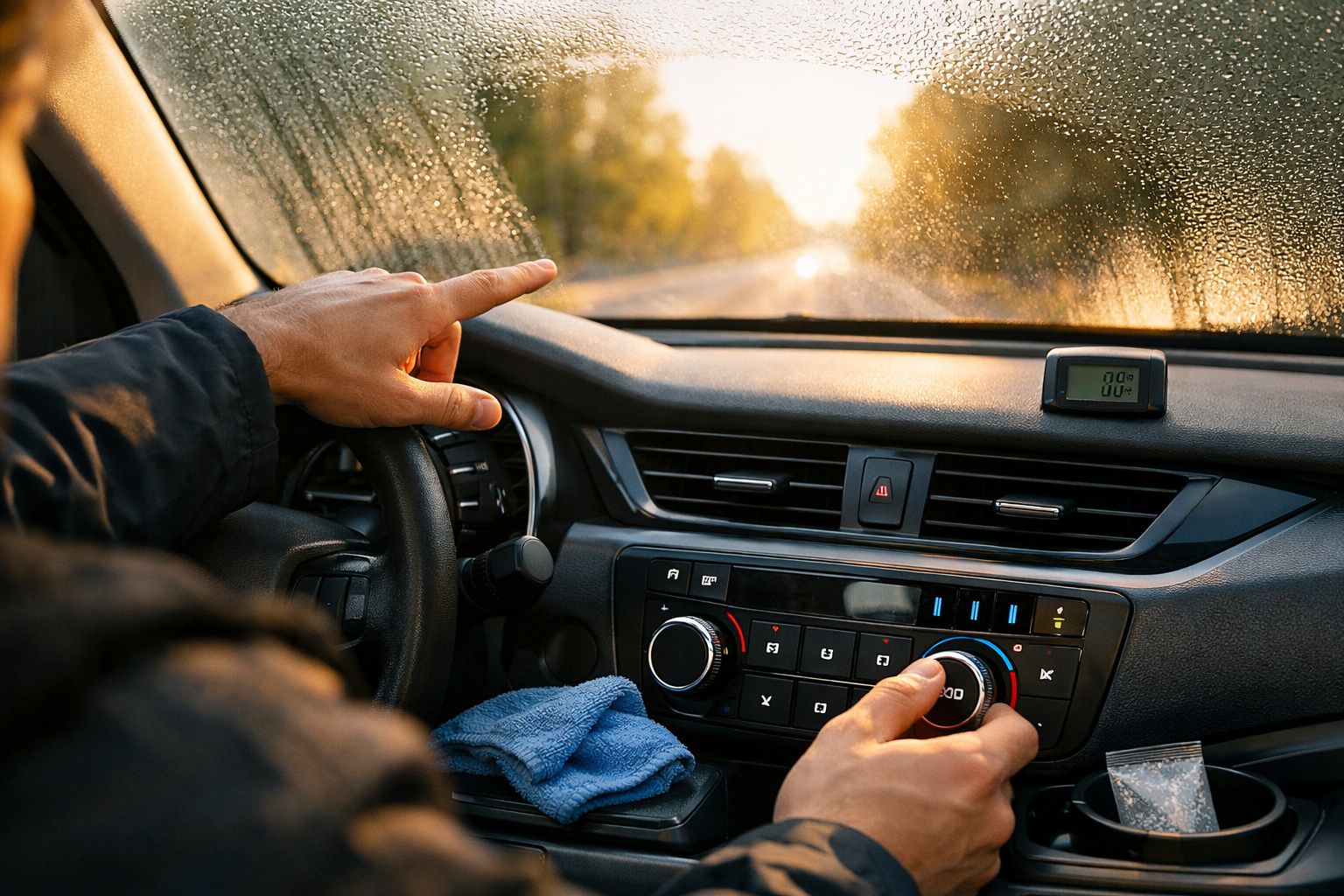Carro desportivo azul metálico em exposição interna, com design aerodinâmico e detalhes em preto.